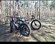 Fat Bike Гірський Велосипеди S800 HAMMER EXTRIME" Колеса 24'х4,0. Алюмінієва рама 14' Японія Shimano. Чорно-Зелений, фото 9