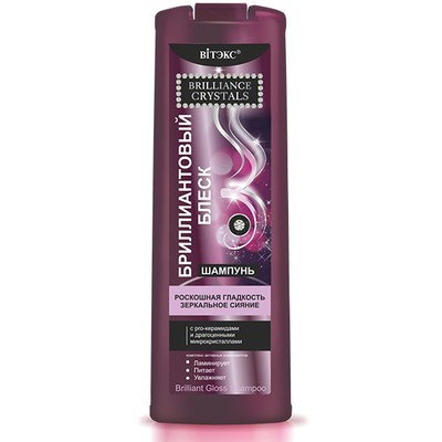Витэкс Brilliance Crystals Шампунь ДІАМАНТОВИЙ БЛИСК з pro-керамідами і дорогоцінним мікрокристалами 500мл