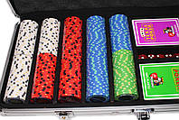 Набір для гри в покер "Havana 500" з композитними фішками, фото 3
