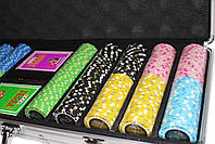 Набір для гри в покер "Havana 500" з композитними фішками, фото 5