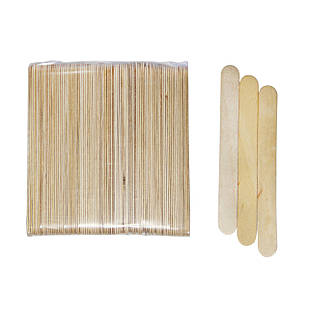 Шпатель одноразовий дерев. для депіляції, 100 шт (п/е уп)