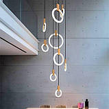 Дизайнерський Підвісний Світильник Кольца 9813P/10, фото 6