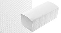 Бумажные полотенца листовые целлюлозные, V (ZZ) сложение, двухслойные, белые, 150 листов