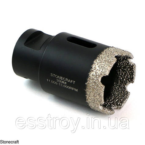 Алмазна коронка d 35 mm х М14 для керамограніту Бренд: Stonecraft, фото 1