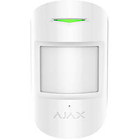 Бездротовий датчик руху та розбиття Ajax CombiProtect, Jeweller, 3V CR123A, білий