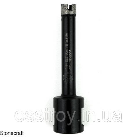 Алмазне свердло для граніту d 10 * 100 mm М 14 кл. Бренд: Stonecraft, фото 1