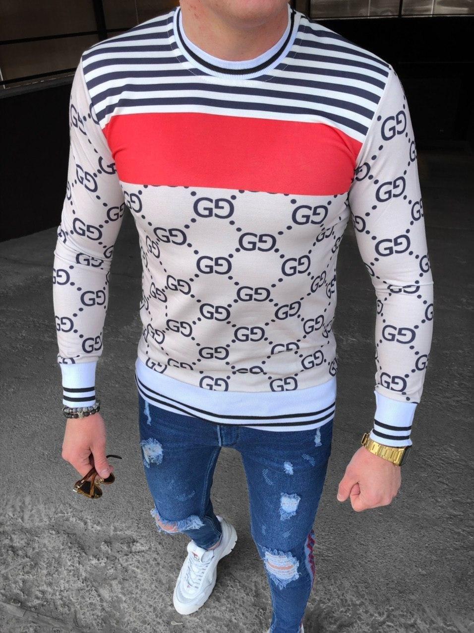 Чоловіча кофта Gucci M029 різнобарвна S, M, XXL