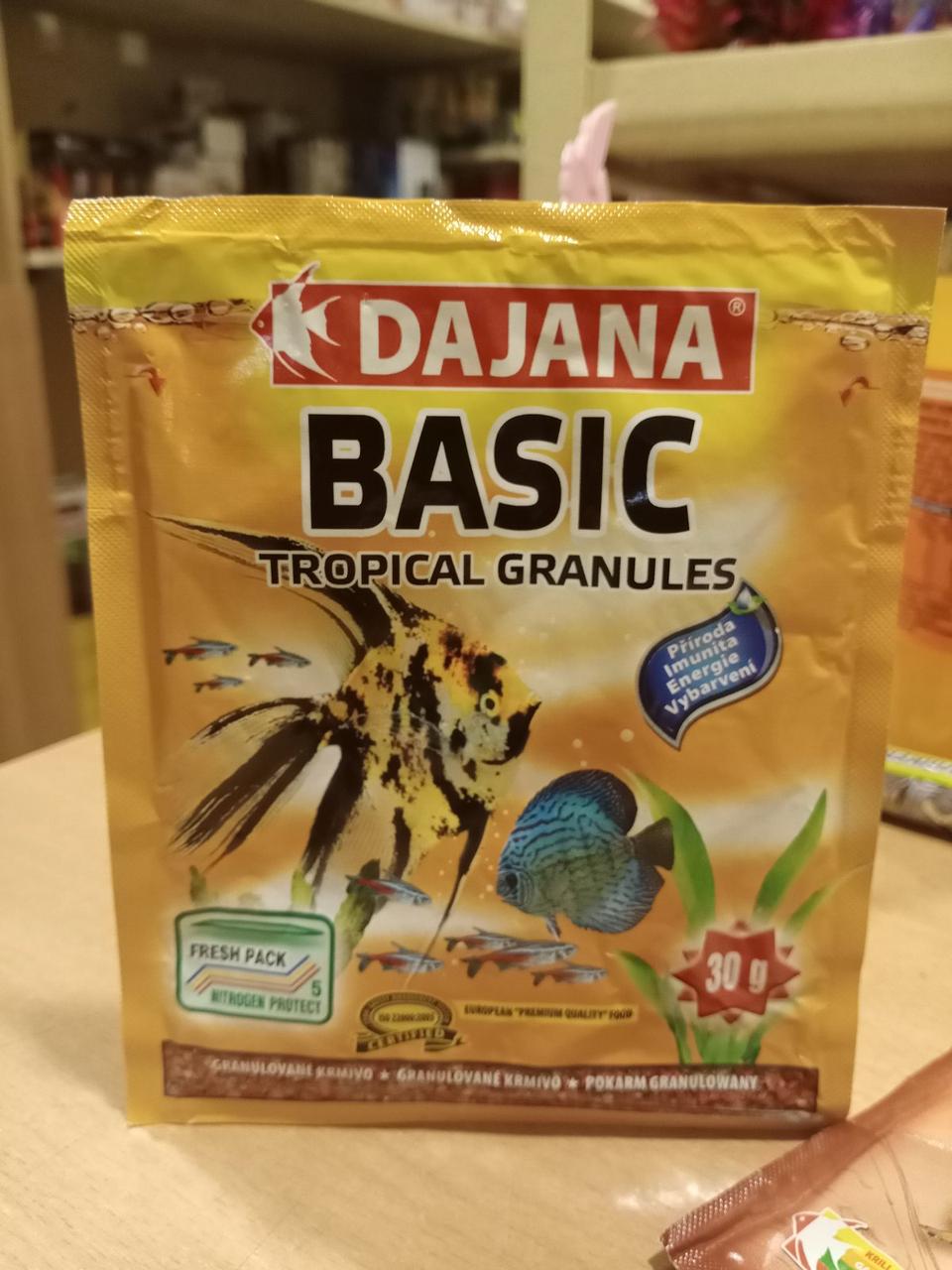 Dajana Tropi Gran Basic 30 g гранульований корм для акваріумних риб