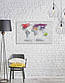 Прозора скретч карта світу Travel Map world AIR ENG 96*60 см Стильний подарунок у квартиру та офіс, фото 9