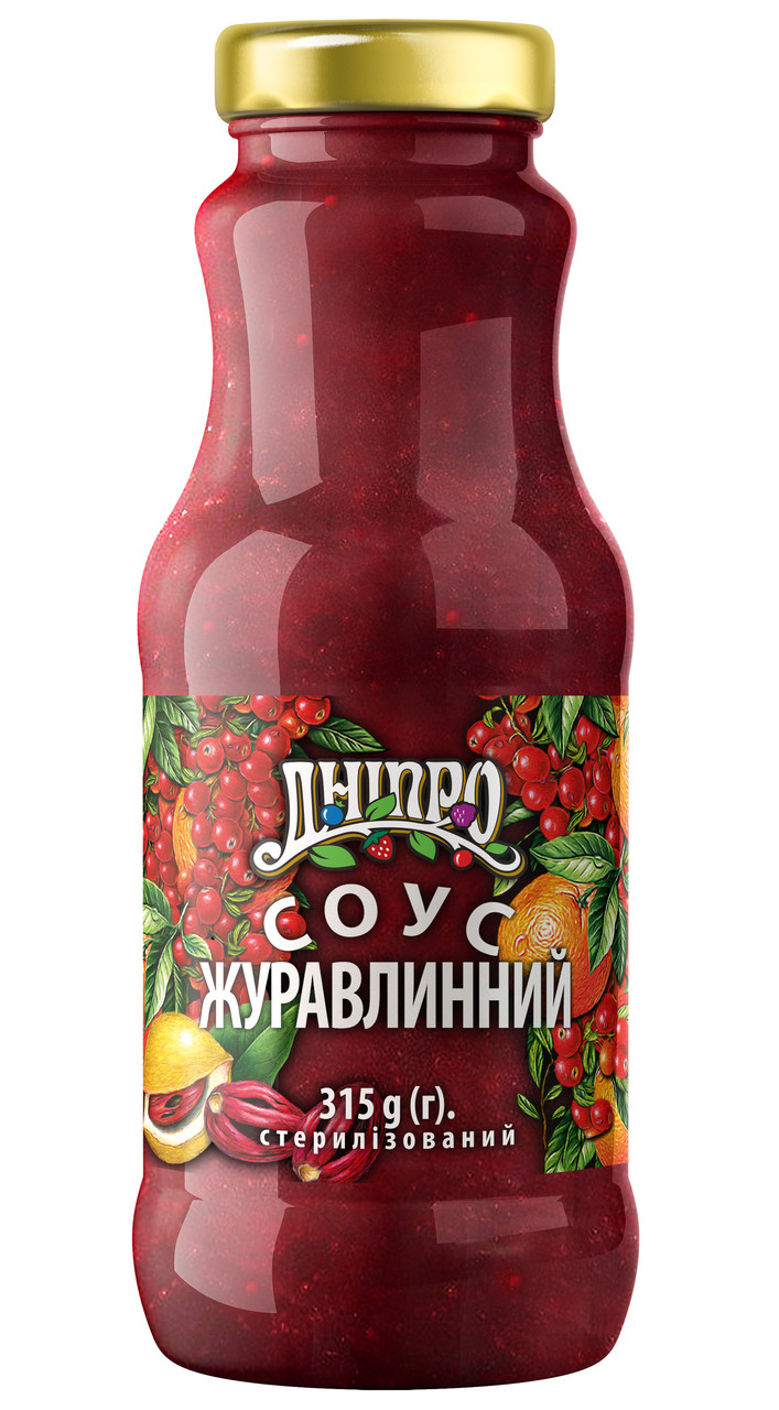 Соус Дніпро Клюква 315г