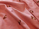 Льон рожевий з вишивкою Італія, фото 3