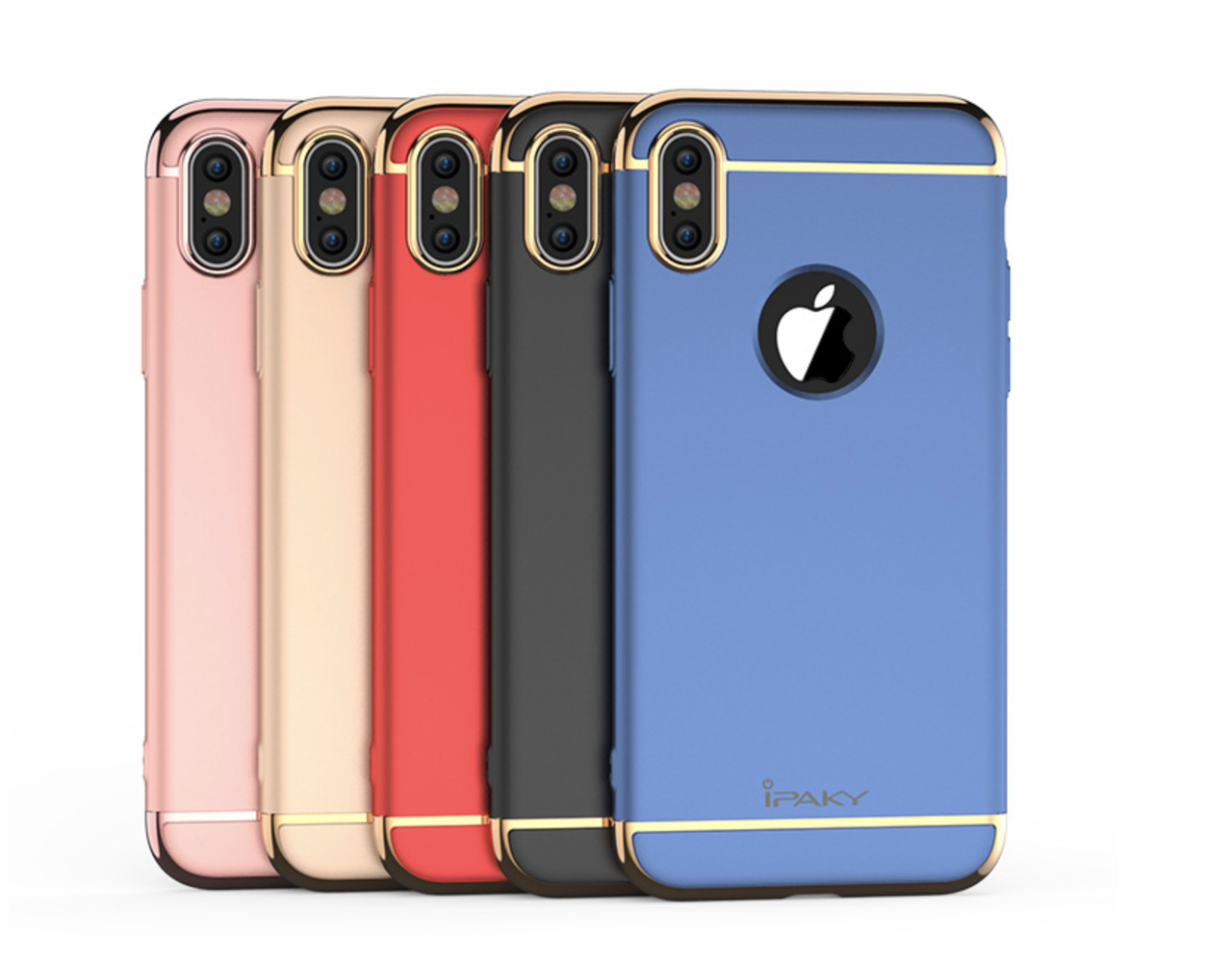 Чохол бампер Ipaky для Apple iPhone X/XS (5 кольорів)