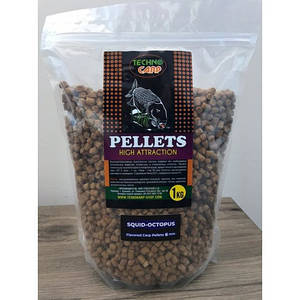 Пелети ТехноКарп Flavored Carp Pellets "Squid Octopus" 3mm 1kg NEW