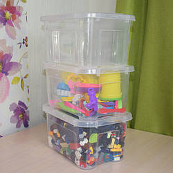 Органайзер 260х185х140 мм/Ящик для зберігання/Контейнер/Бікс — 5 л із кришкою