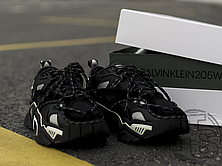 Жіночі кросівки Calvin Klein Black Strike 205 Leather 205W39NYC, фото 4