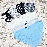 Розмір L. Жіночі труси в наборі із 7 шт., бавовняні трусики тижневика, різні кольори, Туреччина