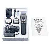 Профессиональная машинка для стрижки волос и бороды Kemei KM-5901 Триммер , Бритва электрическая, фото 6