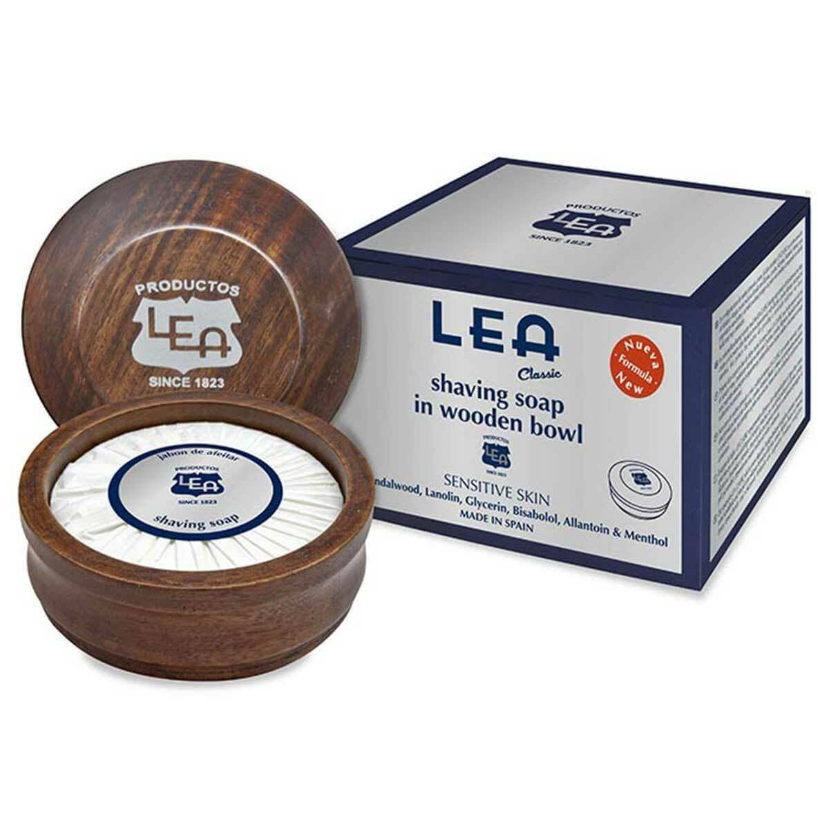 Мило для гоління LEA Classic Shaving Soap in Wooden Bowl 100 гр