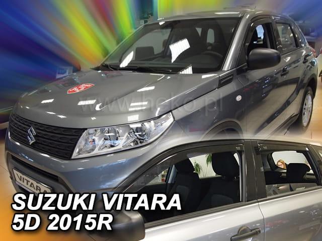 Дефлекторы окон (ветровики) Suzuki Vitara II 2014-> 4шт (Heko) - фото 1 - id-p1162426550