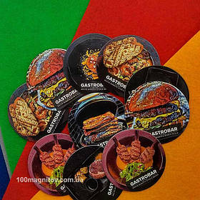 Магнитики под заказ. Диаметр 57 мм 2
