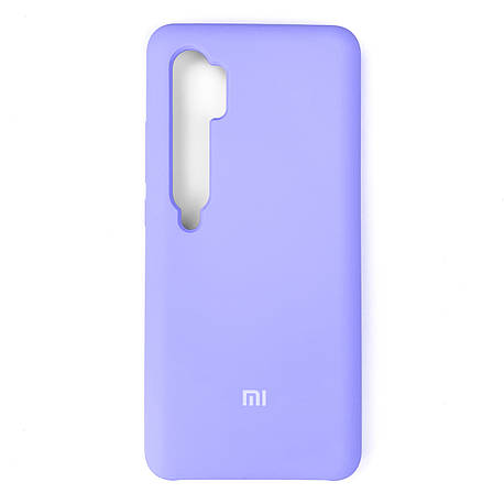 Silicone Case Premium на Xiaomi Mi Note 10 Lilac, фото 2