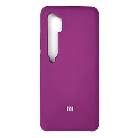 Silicone Case Premium на Xiaomi Mi Note 10 Fuchsia, фото 1