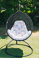 Подвесное кресло кокон Эмилия круглые качели (стойка +1100 грн)