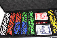 Набір для покеру "Elite Poker Tournament 500" фішки з номіналом, фото 2