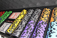 Набір для покеру "Elite Poker Tournament 500" фішки з номіналом, фото 6
