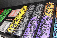 Набір для покеру "Elite Poker Tournament 500" фішки з номіналом, фото 7