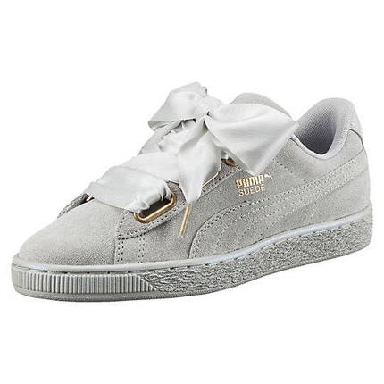 Жіночі кросівки (SNEAKERS) Puma Suede BASKET "Heart Satin" (362714 02), фото 1