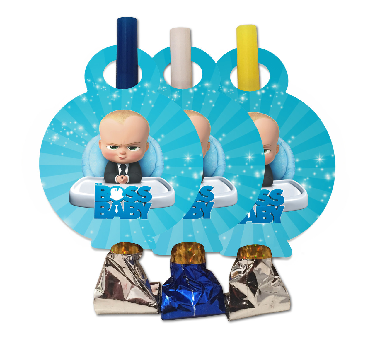 Язичок гусок карнавальний " Бос Молокосос", 6 шт. в уп