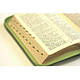 Библия Оливкового цвета 13х18 см С индексами Замочком Золотой срез, фото 4