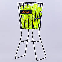 Кошик для м'ячиків ODEAR BT-0465 (метал, р-р 70х22х24 см, чорний)