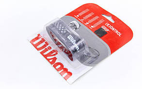 Обмотка на ручку ракетки теніс, сквош, бамбунтон Grip WILSON WRZ484200 KONTROL (1 шт., чорний)