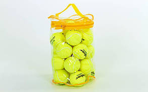 М'яч для великого тенісу (24 шт.) ODEAR 901-24 (PVC сумка, салатовий)