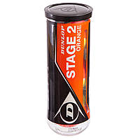 М'яч для великого тенісу DUNLOP (3шт) 602205 STAGE 2 (у вакуумному пакованні, салатовий)