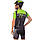 Велоформа короткий рукав із лямками CANNONDALE Y-65 (р-р M-3XL-55-90 кг-168-192 см, салатовий-чорний), фото 3