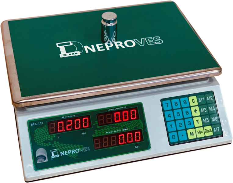 Ваги торговельні Дніпровіс ВТД-ЛД 1 НВ