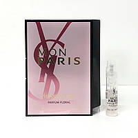 Жіночі парфуми Yves Saint Laurent Mon Paris Parfum Floral 1.2ml пробник оригінал, квітково-фруктовий аромат