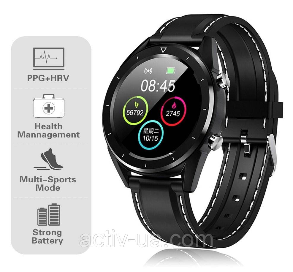 Смарт-годинник фітнес браслет Smart Watch DT28 з тонометром, пульсометром, ЕКГ, режим спорту