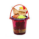 Набір для гри з піском та водою - Ведерце Манго Battat Sands Ahoy – Beach Playset - Medium Bucket Set Mango, фото 2