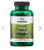 Расторопша Milk Thistle Swanson 500мг 100 капсул Здоровая печень силимарин