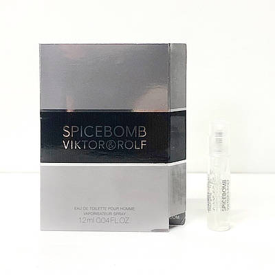 Пробник елітних чоловічих парфумів Viktor & Rolf Spicebomb 1.2ml туалетна вода, теплий деревно-пряний аромат