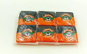 Напульсник махровий Шахтер (1 шт) BC-2008 (бавовна, поліестер, безрозмірний, чорний оранжевий)