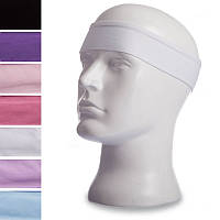 Пов'язка на голову з бавовни Zelart CO-9502 (бавовна, еластан, безрозмірна, кольори в асортименті)