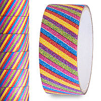 Скотч декоративний широкий кольоровий C-0433 (уп 6 шт., р-р 5 м*4,5 см, ціна за 1 шт.)