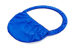 Чохол-сумка для гімнастичного обруча DR-1716 (PL, для обруча d-75 см, синій)