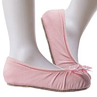 Балетні капці атласні OB-2797P розмір RUS-21-27 (S-M) рожевий