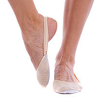 Опромінювачі (напівпальці) для художньої гімнастики шкіряні DR-1733 розмір 30-39 бежевий